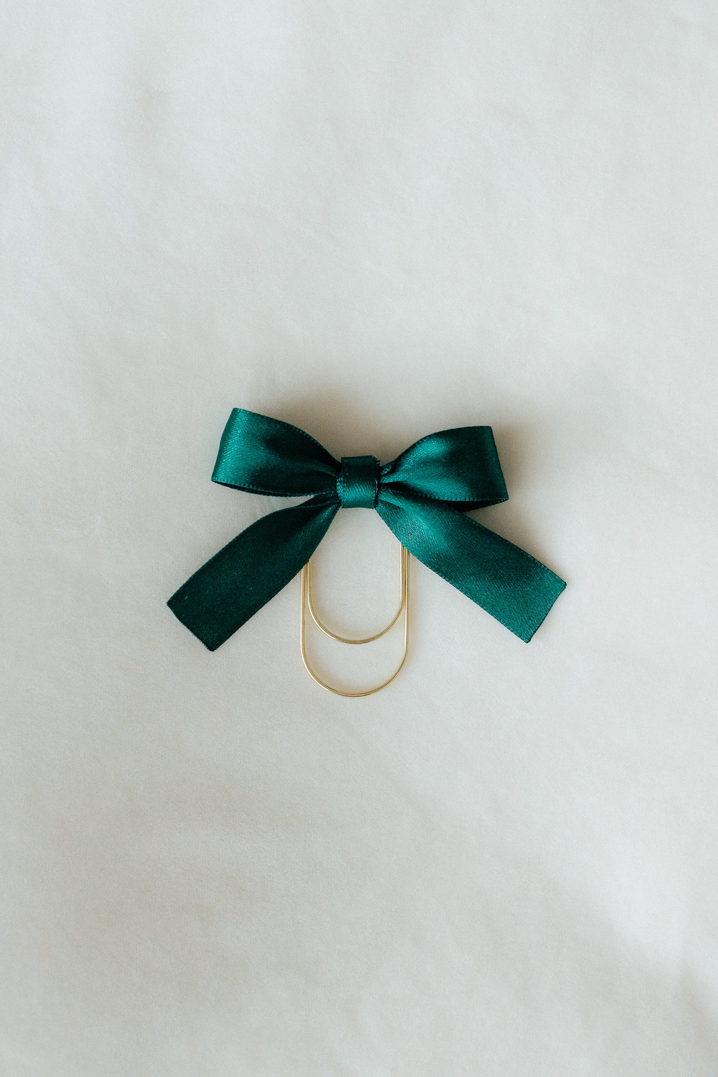 Satin Bible Bow - Forest Green