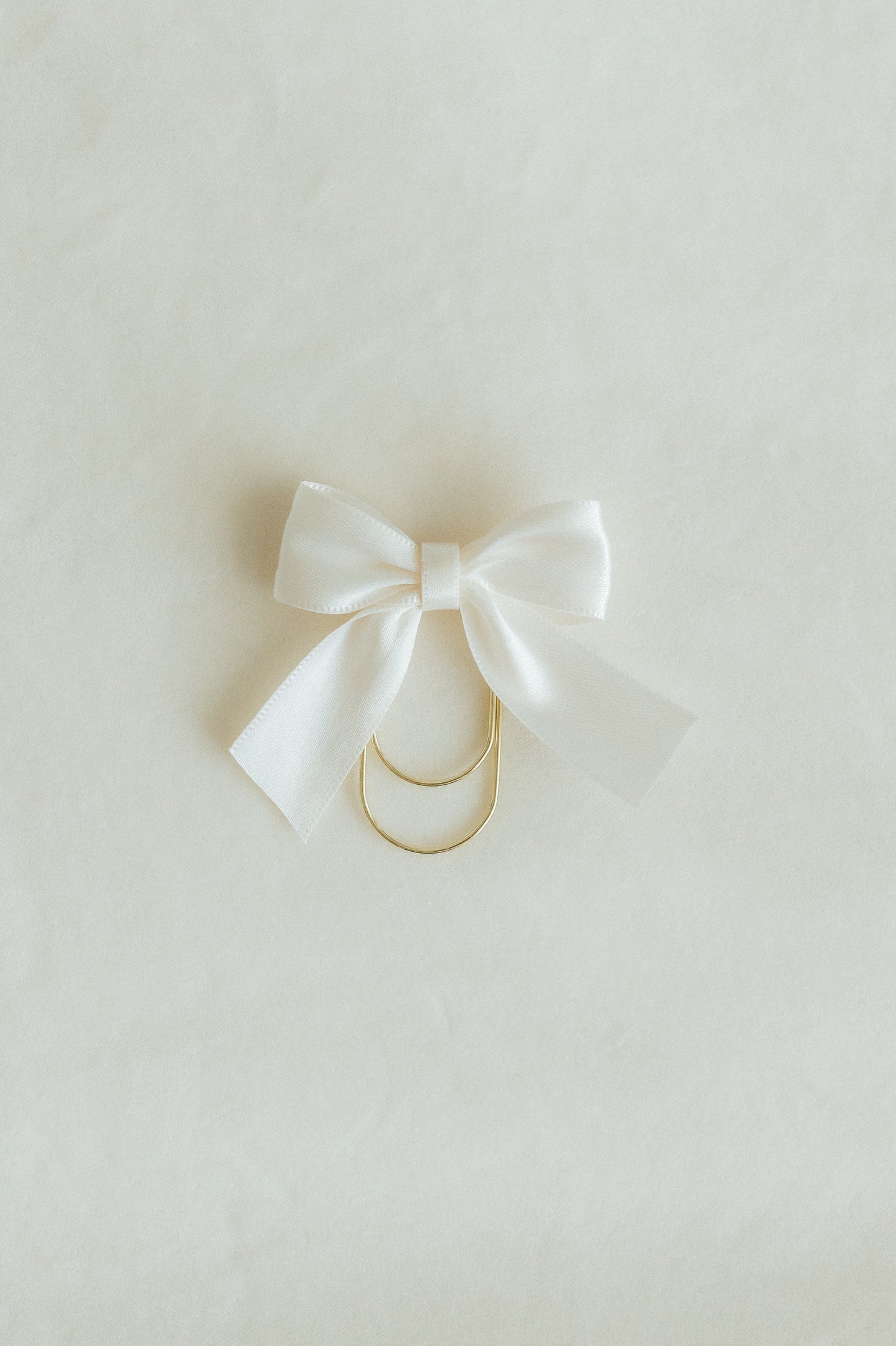 Satin Bible Bow - Pearl