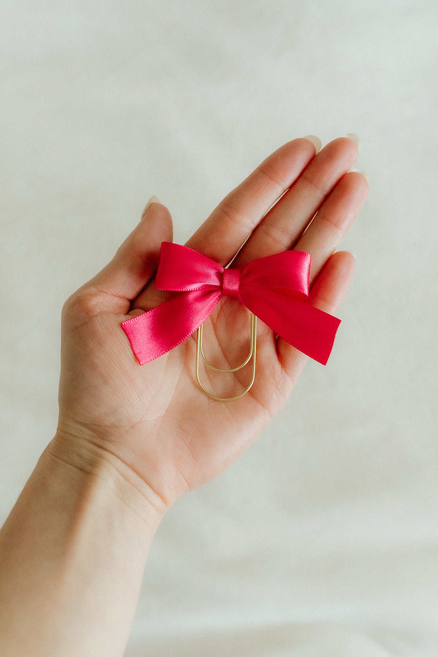 Satin Bible Bow - Hot Pink