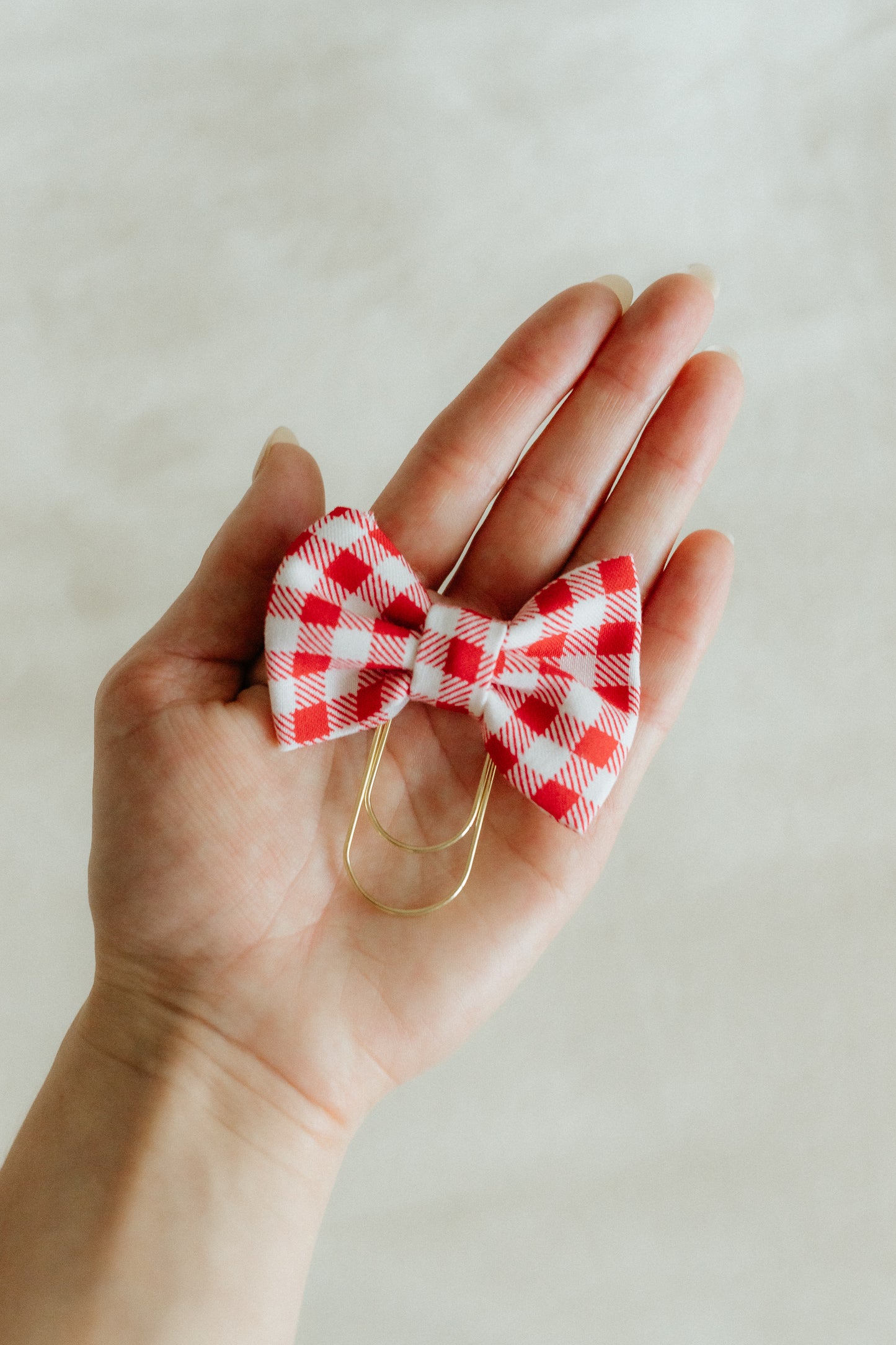 Cotton Bow Bookmark - Picnic