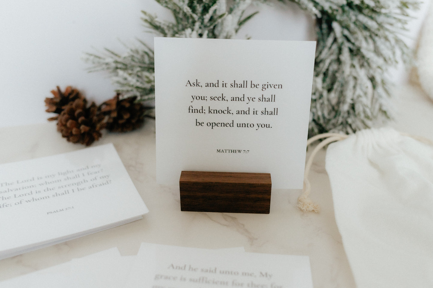 Weekly Scripture Card Pack: 52 Bible Verses for Christian Inspiration and Faith-Based Growth