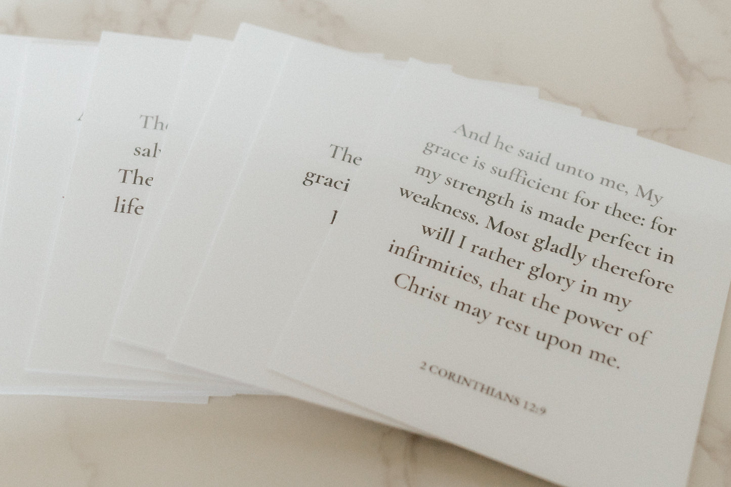 Weekly Scripture Card Pack: 52 Bible Verses for Christian Inspiration and Faith-Based Growth