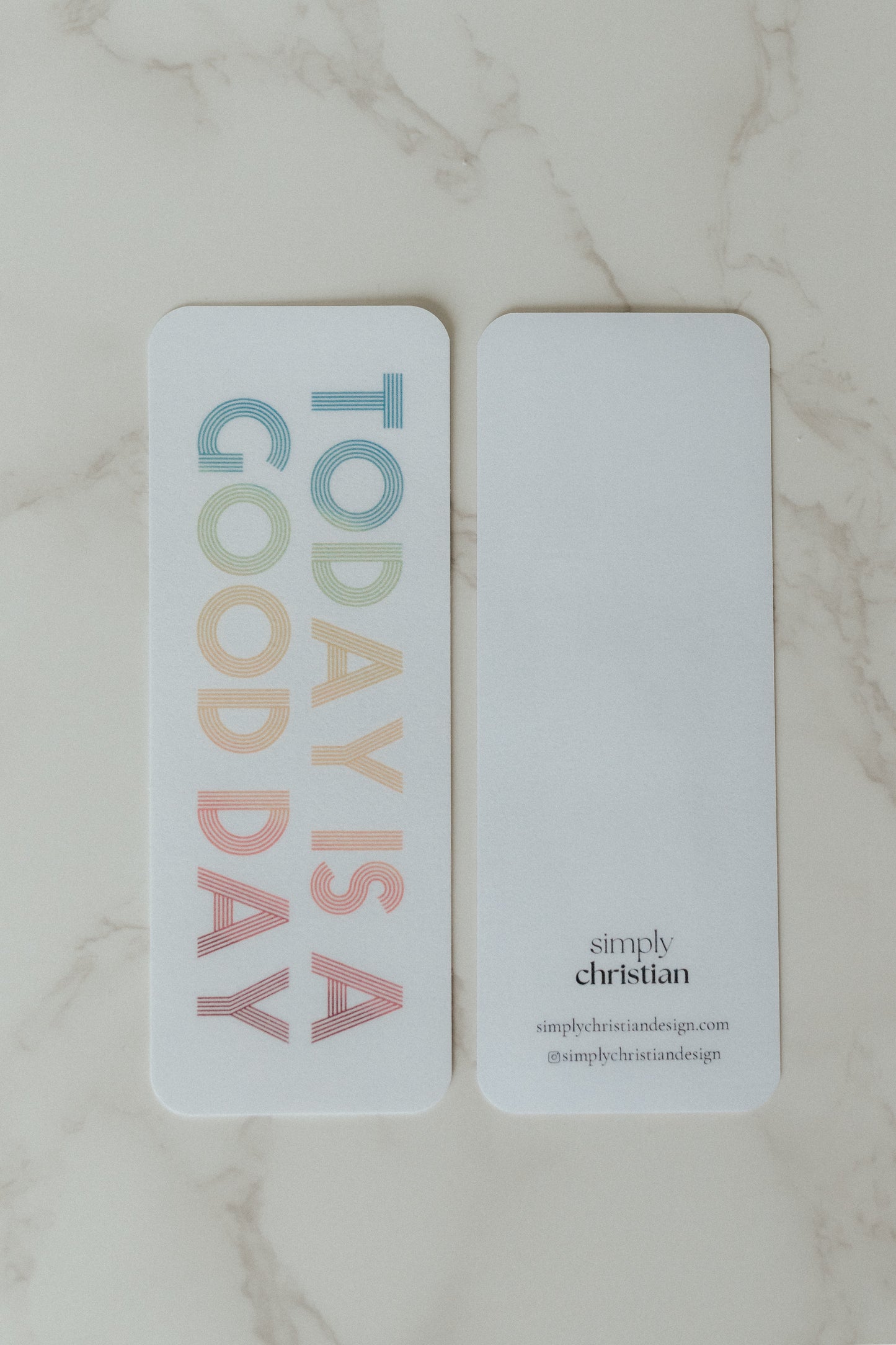 "Good Day" - Faith-Inspired Laminated Bookmarks