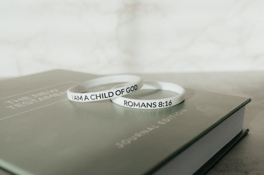 "I am a Child of God" - Faith Inspired Wristbands Available in 5 Colors