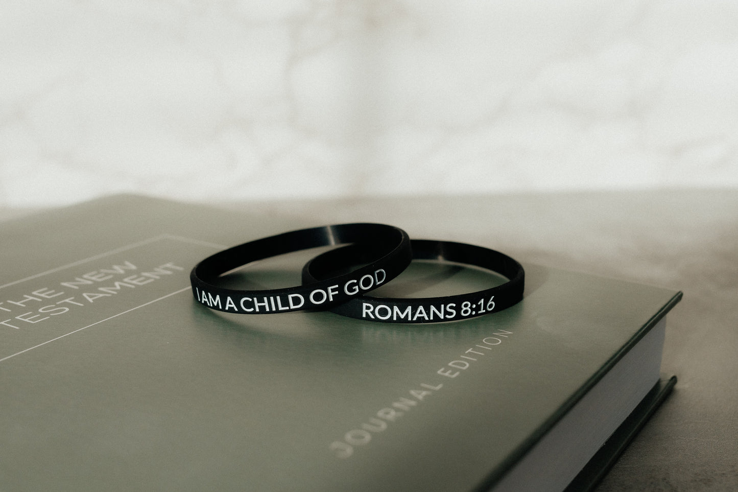 "I am a Child of God" - Faith Inspired Wristbands Available in 5 Colors