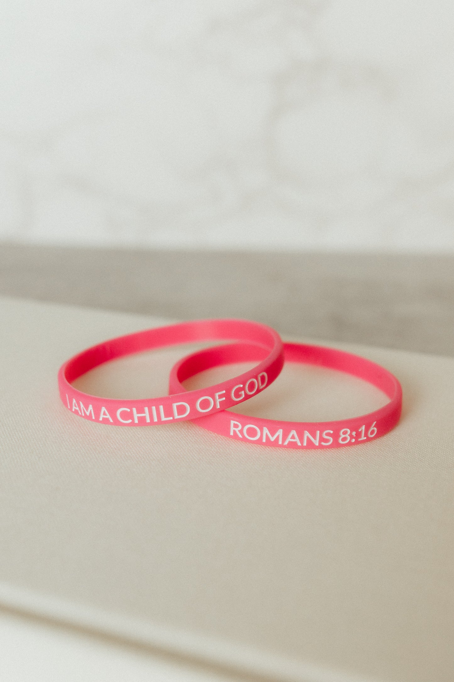 "I am a Child of God" - Faith Inspired Wristbands Available in 5 Colors