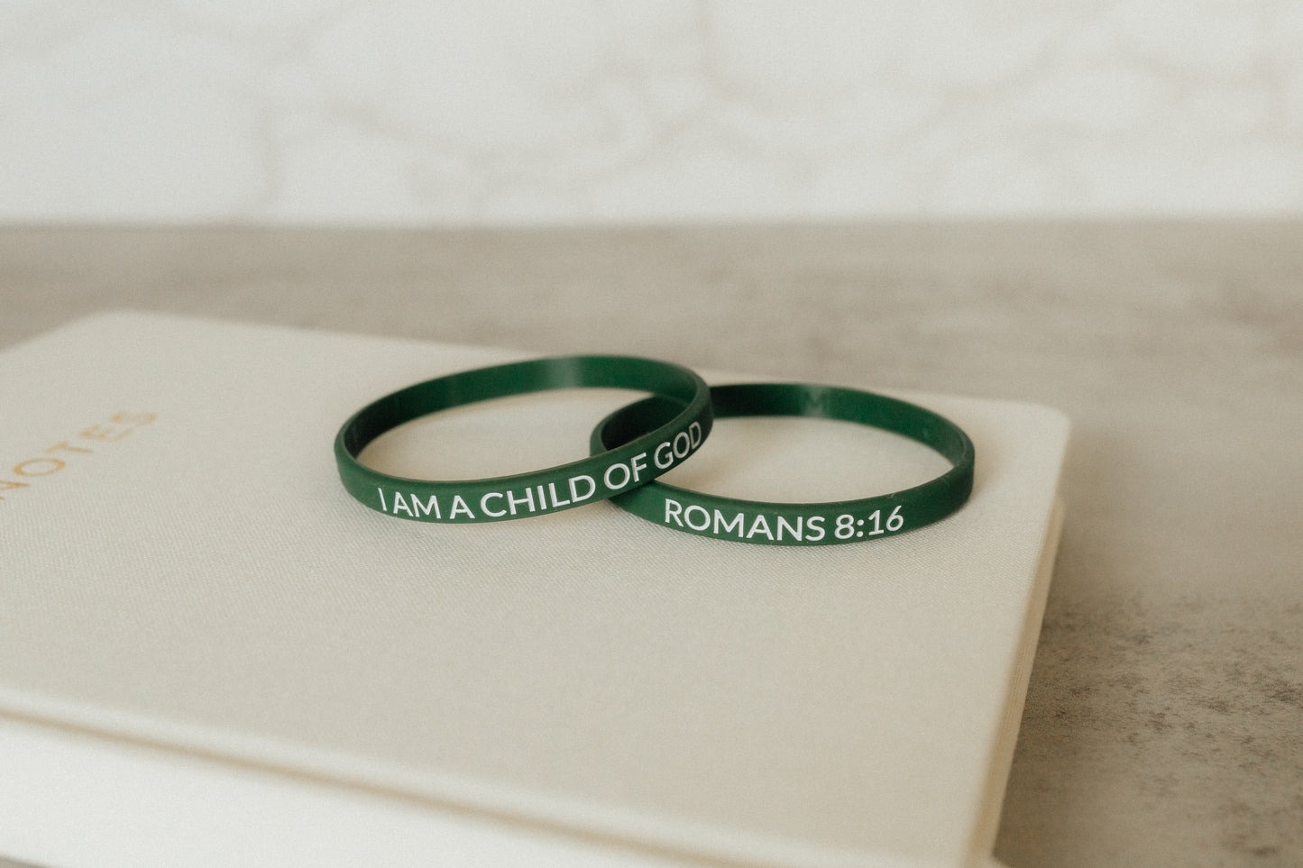 "I am a Child of God" - Faith Inspired Wristbands Available in 5 Colors