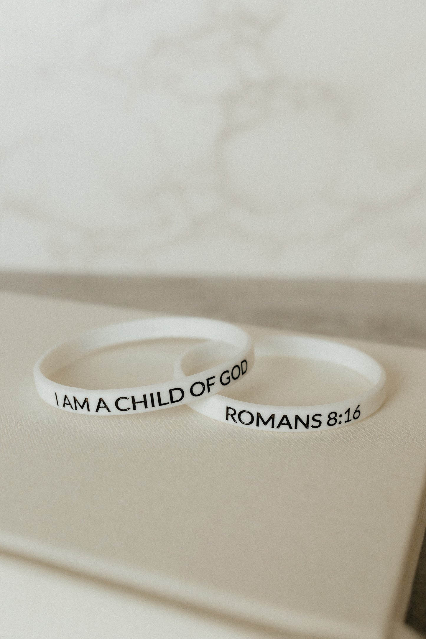 "I am a Child of God" - Faith Inspired Wristbands Available in 5 Colors