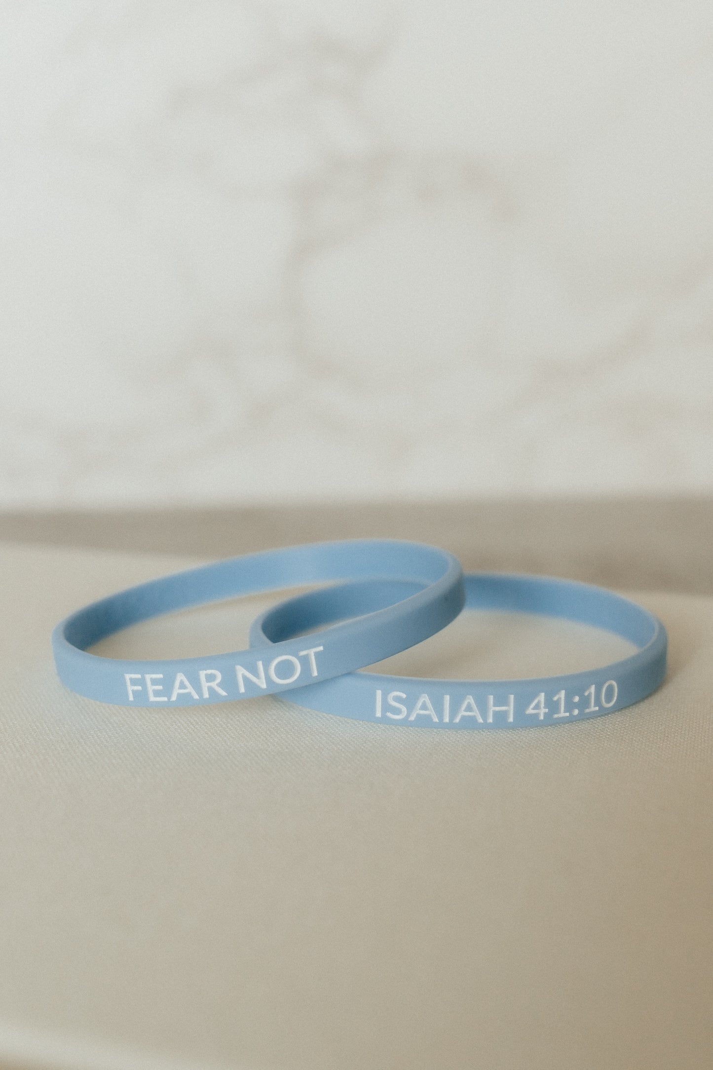 "Fear Not" - Faith Inspired Wristbands Available in 5 Colors