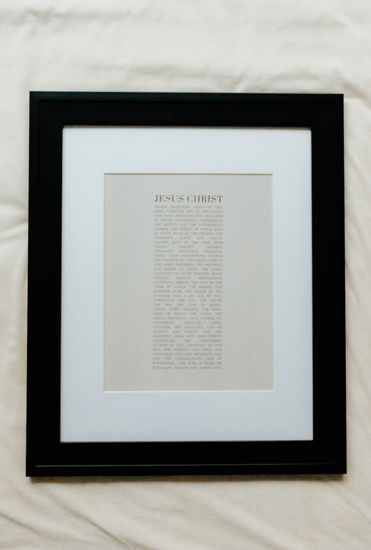 Many Names of Jesus Christ - Fine Art Print