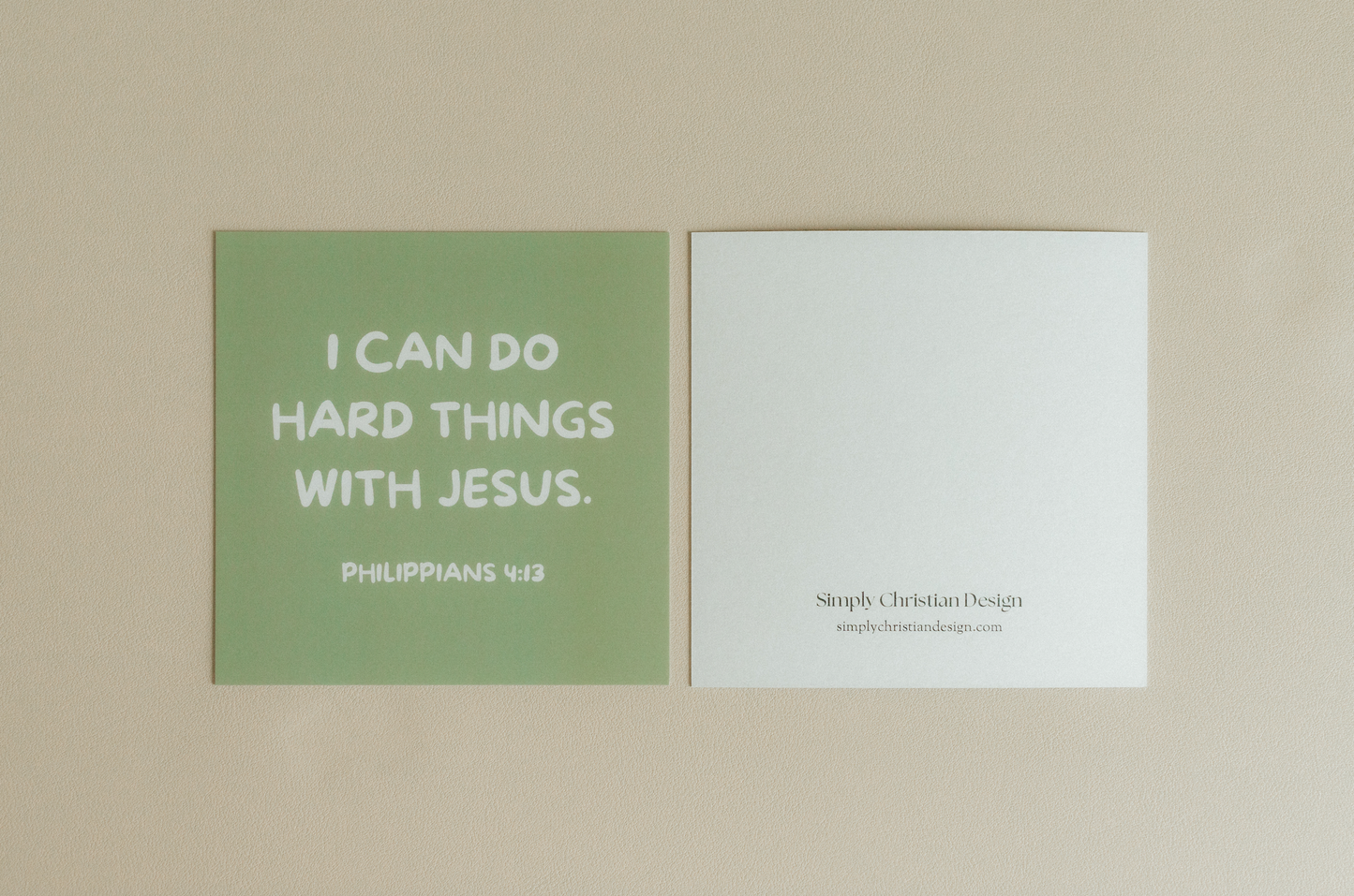 Kids Affirmations, 12 Uplifting Scripture Cards With Wood Stand, Christian Gift