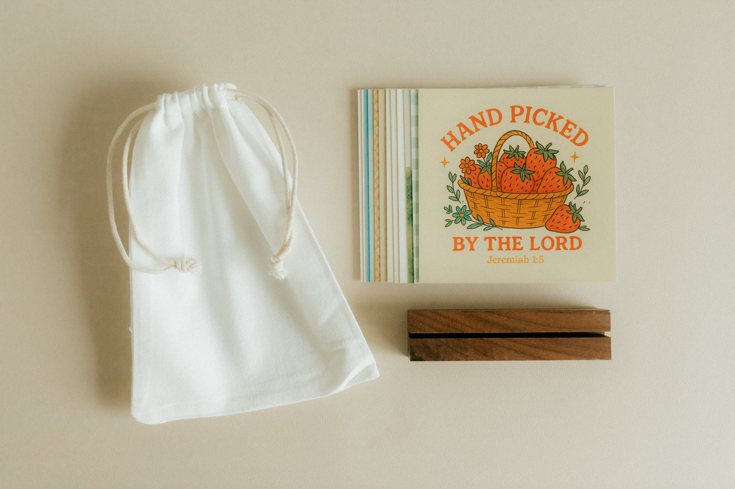Joyful Faith, 12 Uplifting Scripture Cards With Wood Stand, Christian Gift